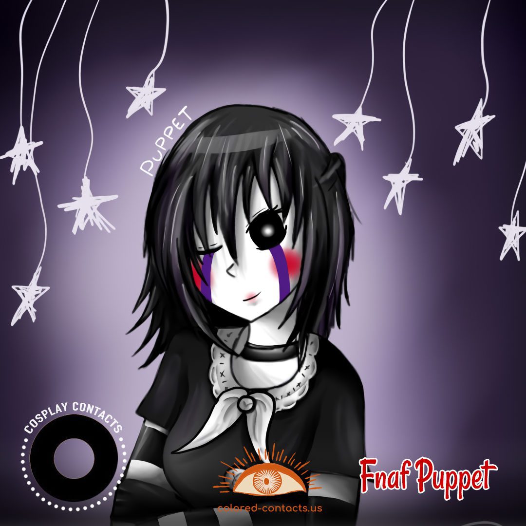 Fnaf Puppet Cosplay Contact Lenses - image 1