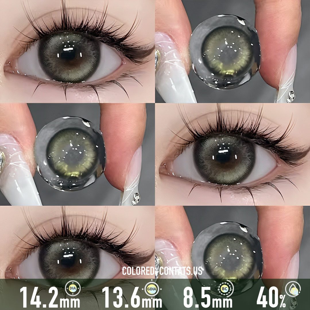 Forest Dawn Green Contact Lenses - image 1