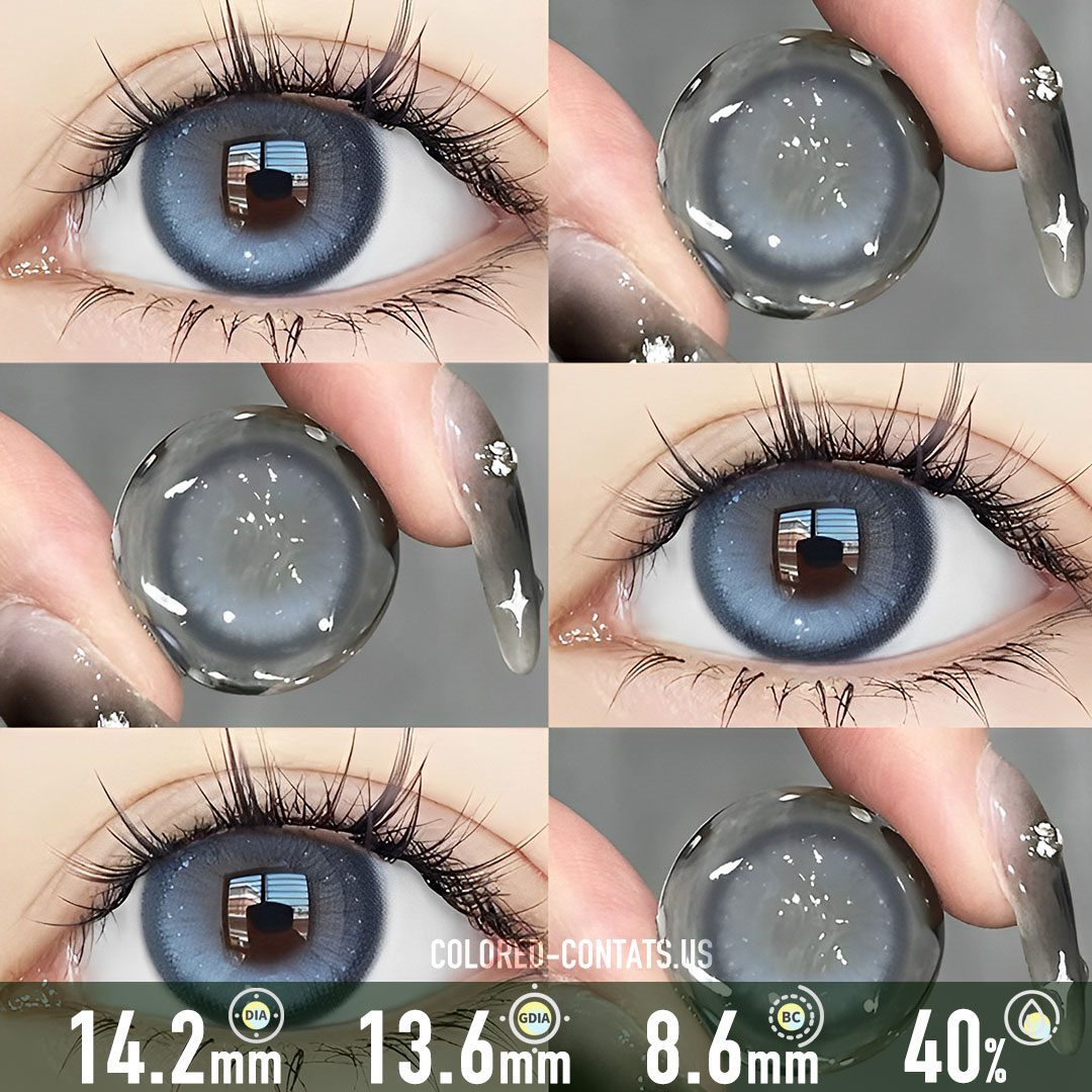 Fox Glacier Blue Contact Lenses - image 1