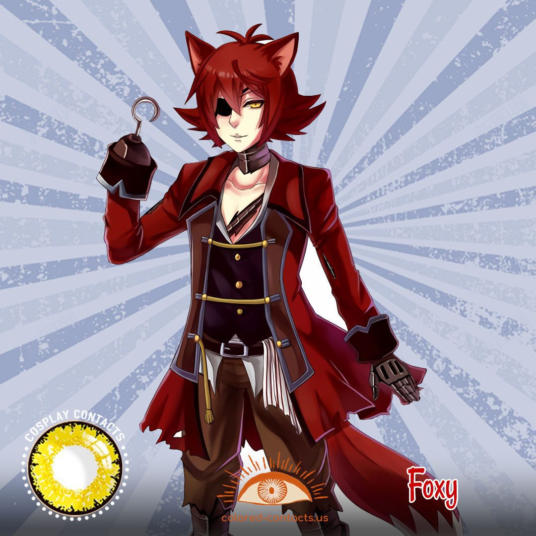 Foxy Cosplay Contact Lenses - image 1