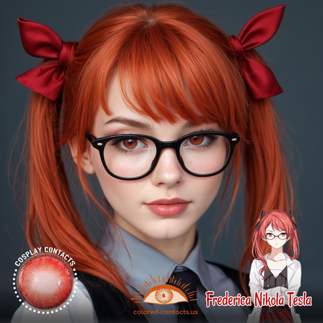 Honkai Impact 3rd: Frederica Nikola Tesla Cosplay Contact Lenses - image 1