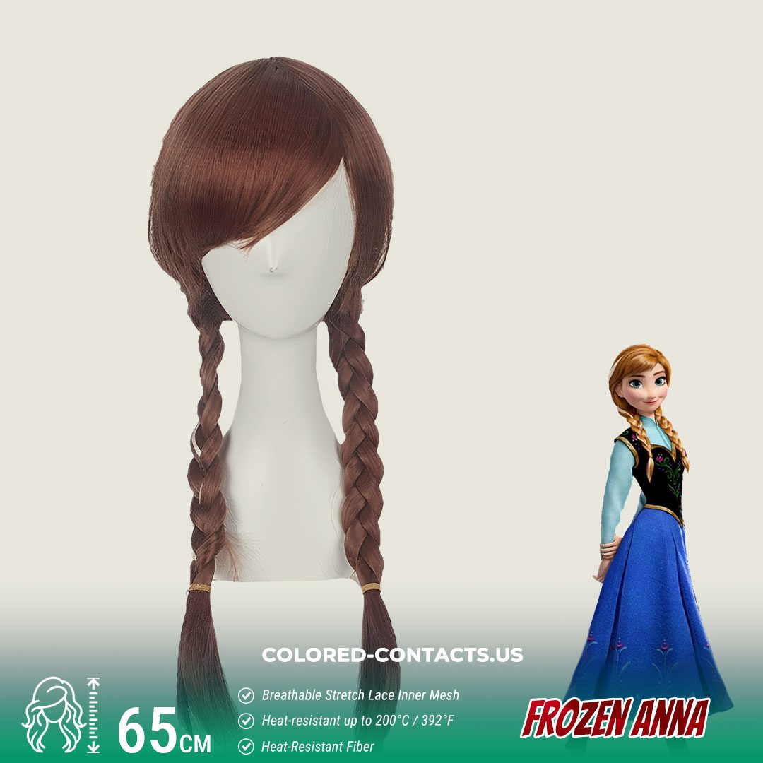 Frozen Anna Cosplay Wig For Kids - image 1