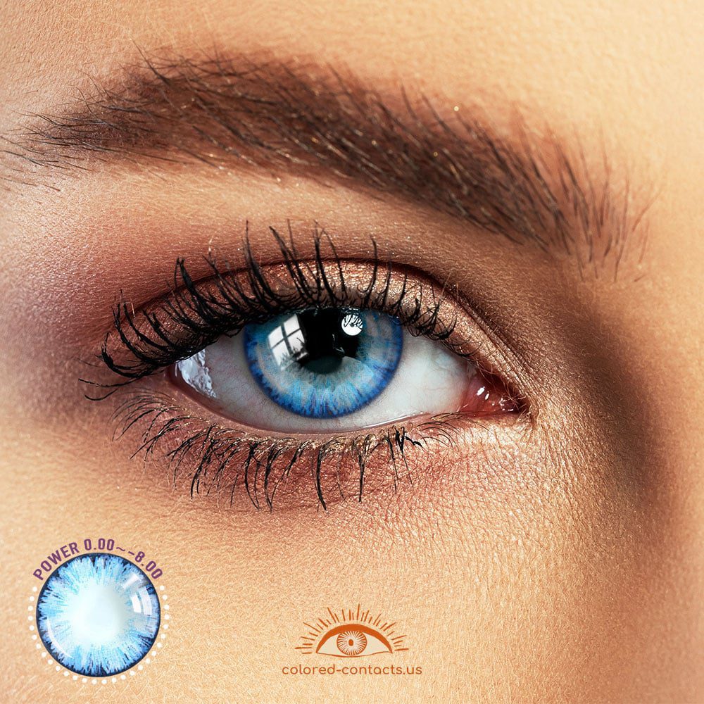 Frozen Love Blue Enlarge Eyes Colored Contacts - image 1