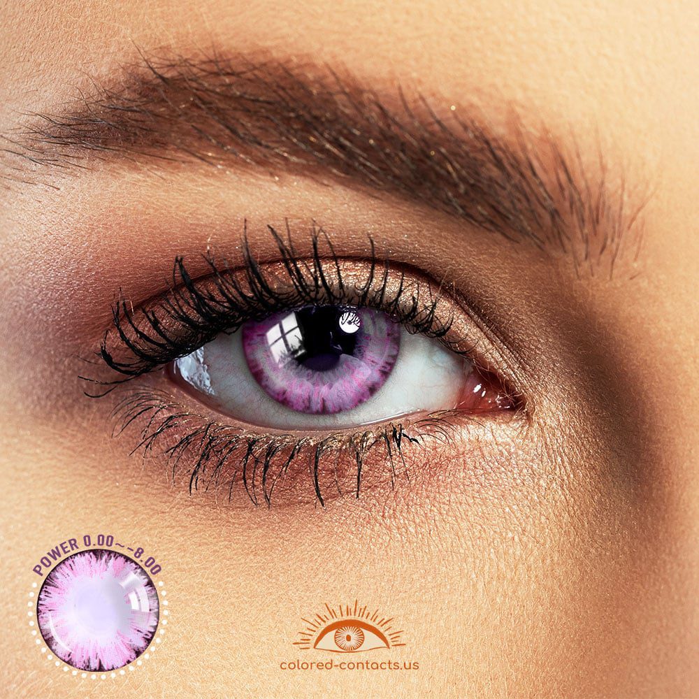 Frozen Love Pink Enlarge Eyes Colored Contacts - image 1
