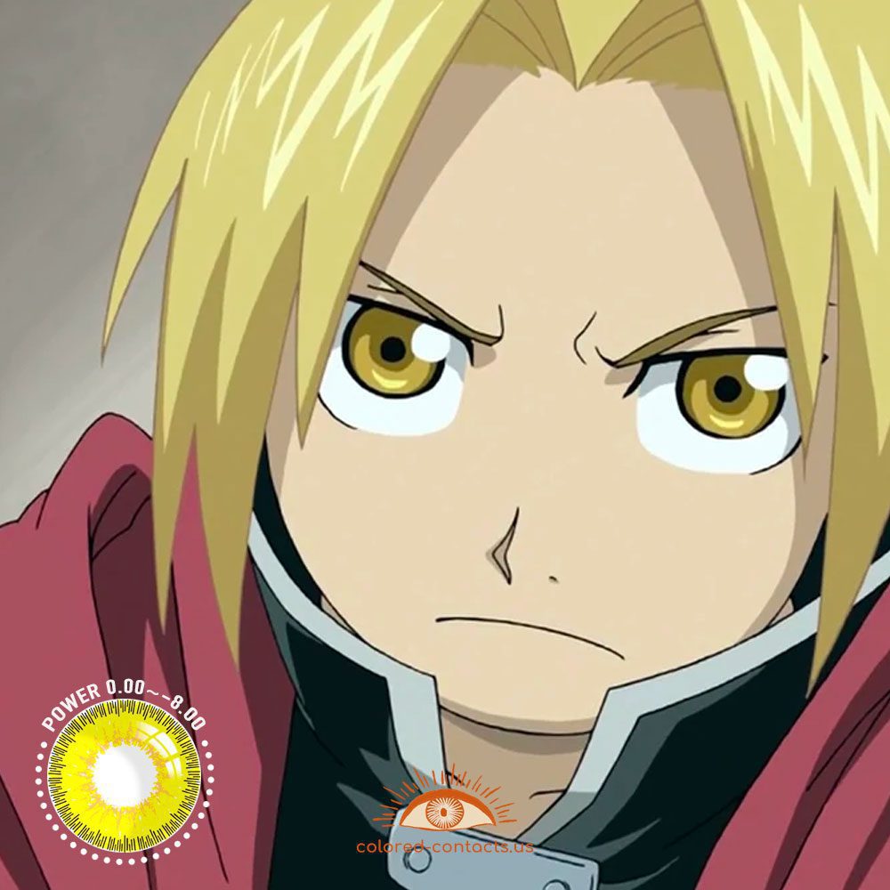 Edward Elric Cosplay Contact Lenses - image 1