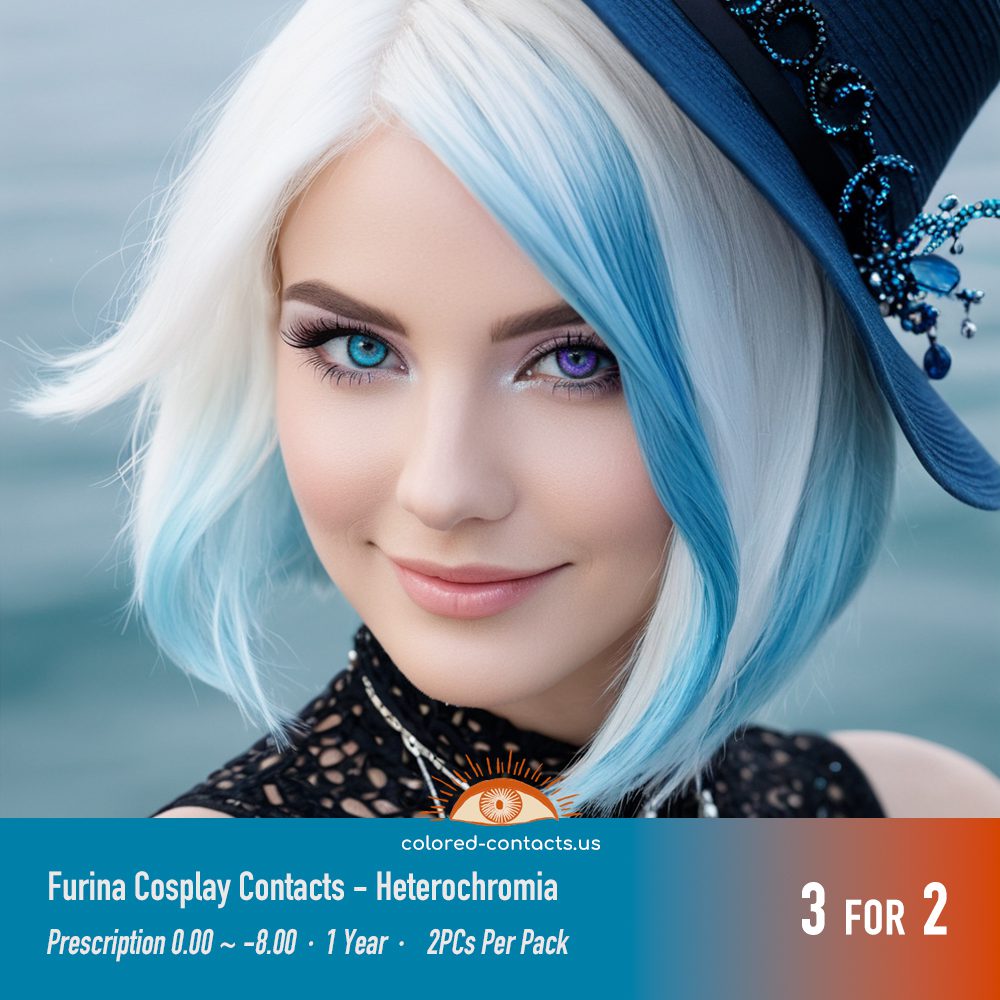 Furina Cosplay Contacts - 5 Classic Colors - thumbnail 2