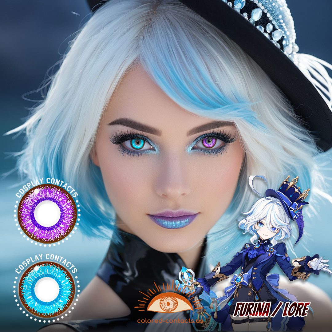 Furina Cosplay Contacts - 5 Classic Colors - image 1