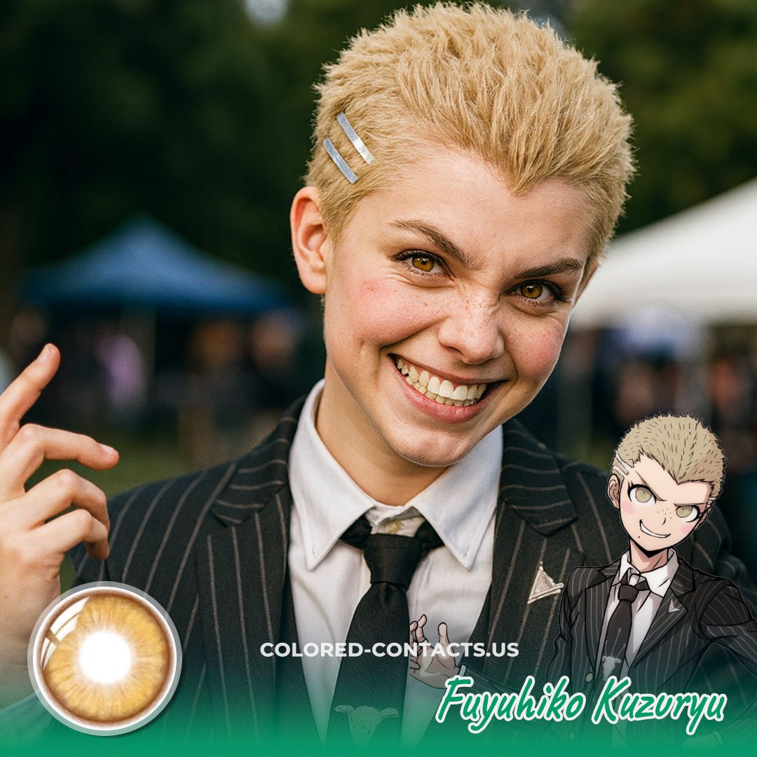 Fuyuhiko Kuzuryu Cosplay Contact Lenses | 4-Piece Set - image 1