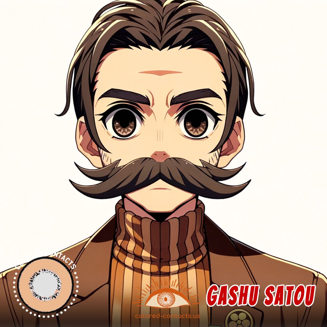 Gashu Satou Cosplay Contact Lenses - image 1