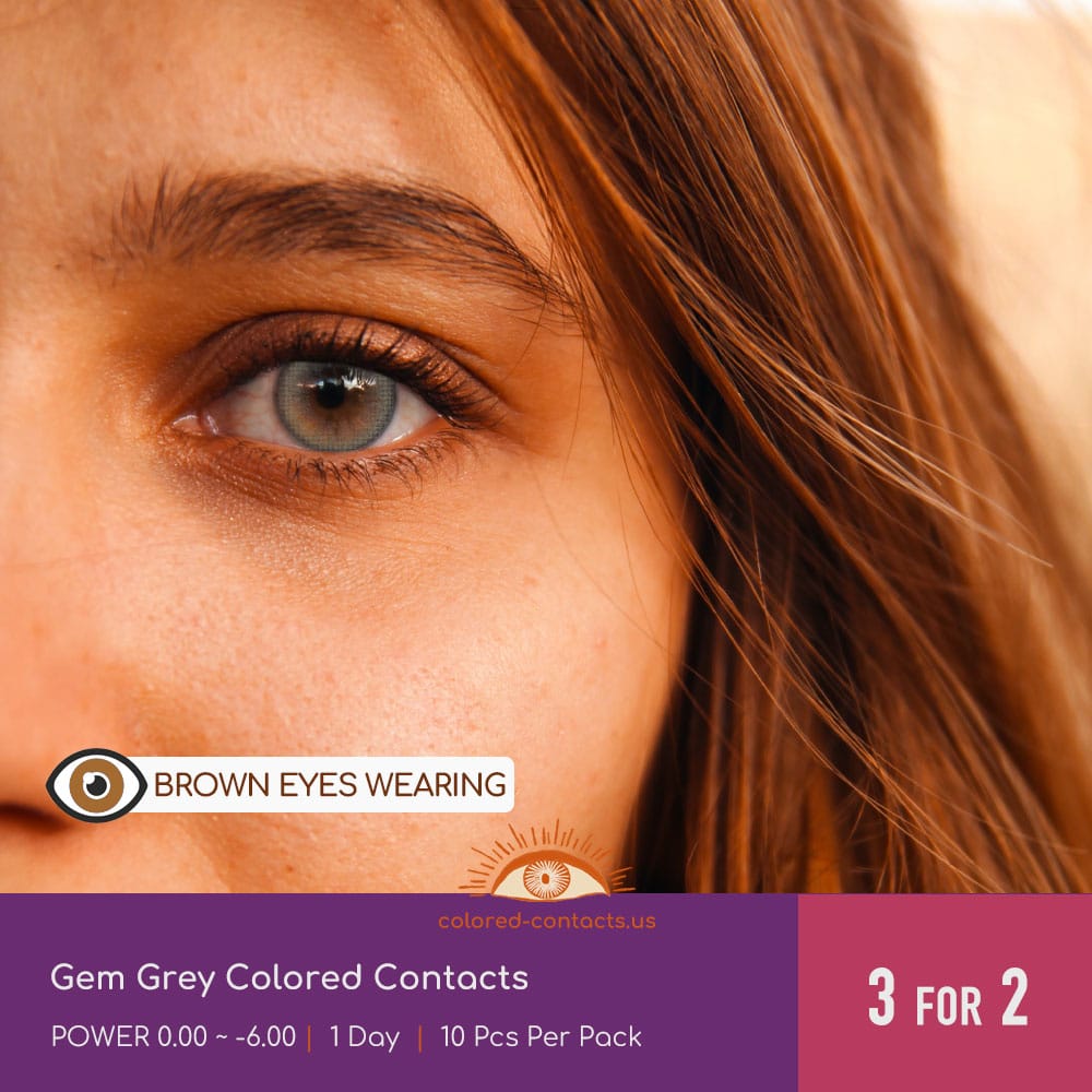 Gem Grey Colored Contacts - thumbnail 2
