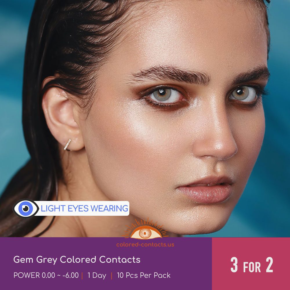 Gem Grey Colored Contacts - thumbnail 4