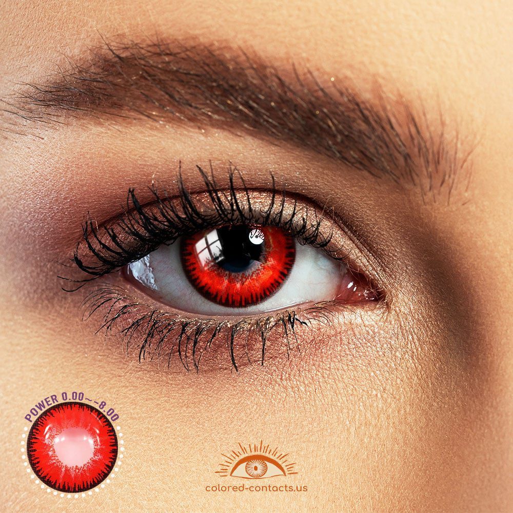 A Certain Magical Index: Accelerator Cosplay Red Contact Lenses - thumbnail 2