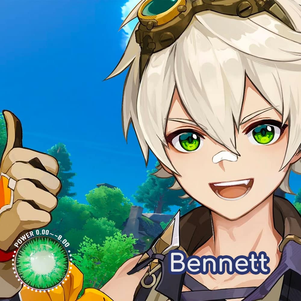 Genshin Impact Bennett Cosplay Contact Lenses - thumbnail 5