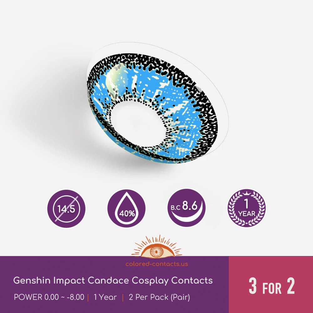 Genshin Impact Candace Cosplay Contacts - thumbnail 4