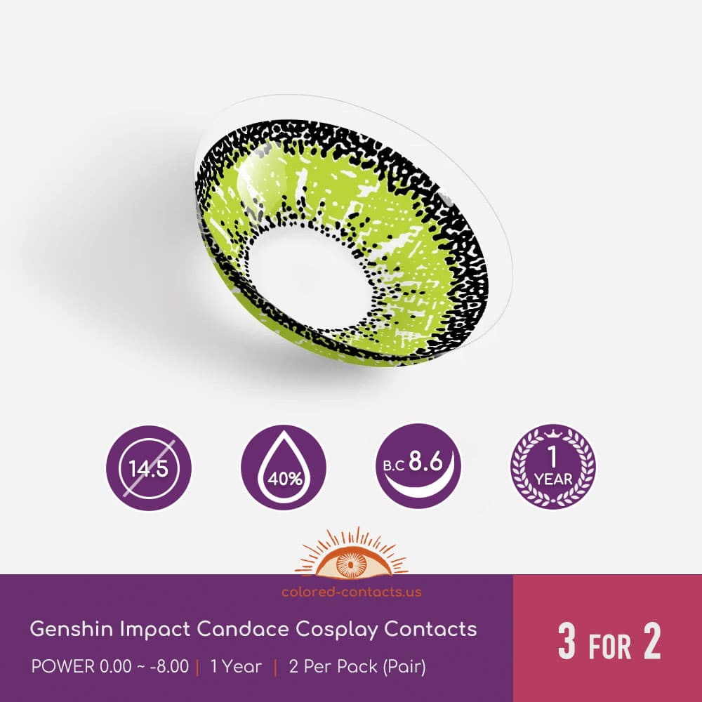Genshin Impact Candace Cosplay Contacts - thumbnail 5