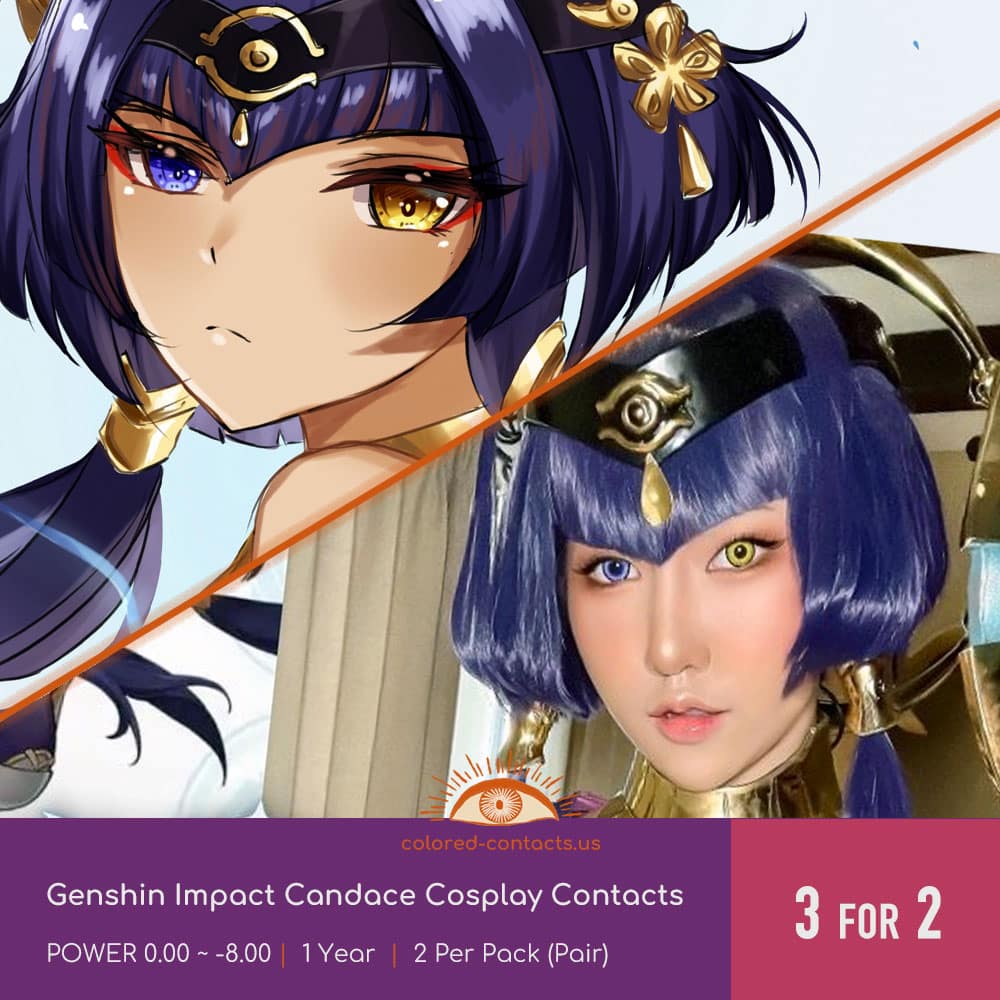 Genshin Impact Candace Cosplay Contacts - thumbnail 3
