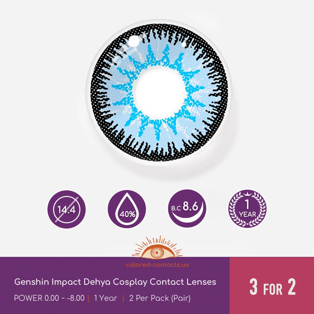 Genshin Impact Navia Cosplay Contacts - thumbnail 4