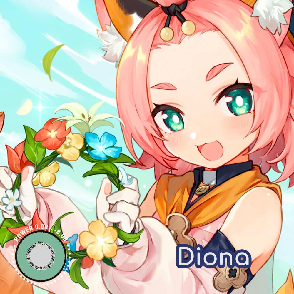 Genshin Impact Diona Cosplay Contact Lenses - image 1