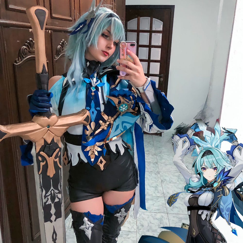 Genshin Impact Eula Cosplay Contact Lenses - thumbnail 3