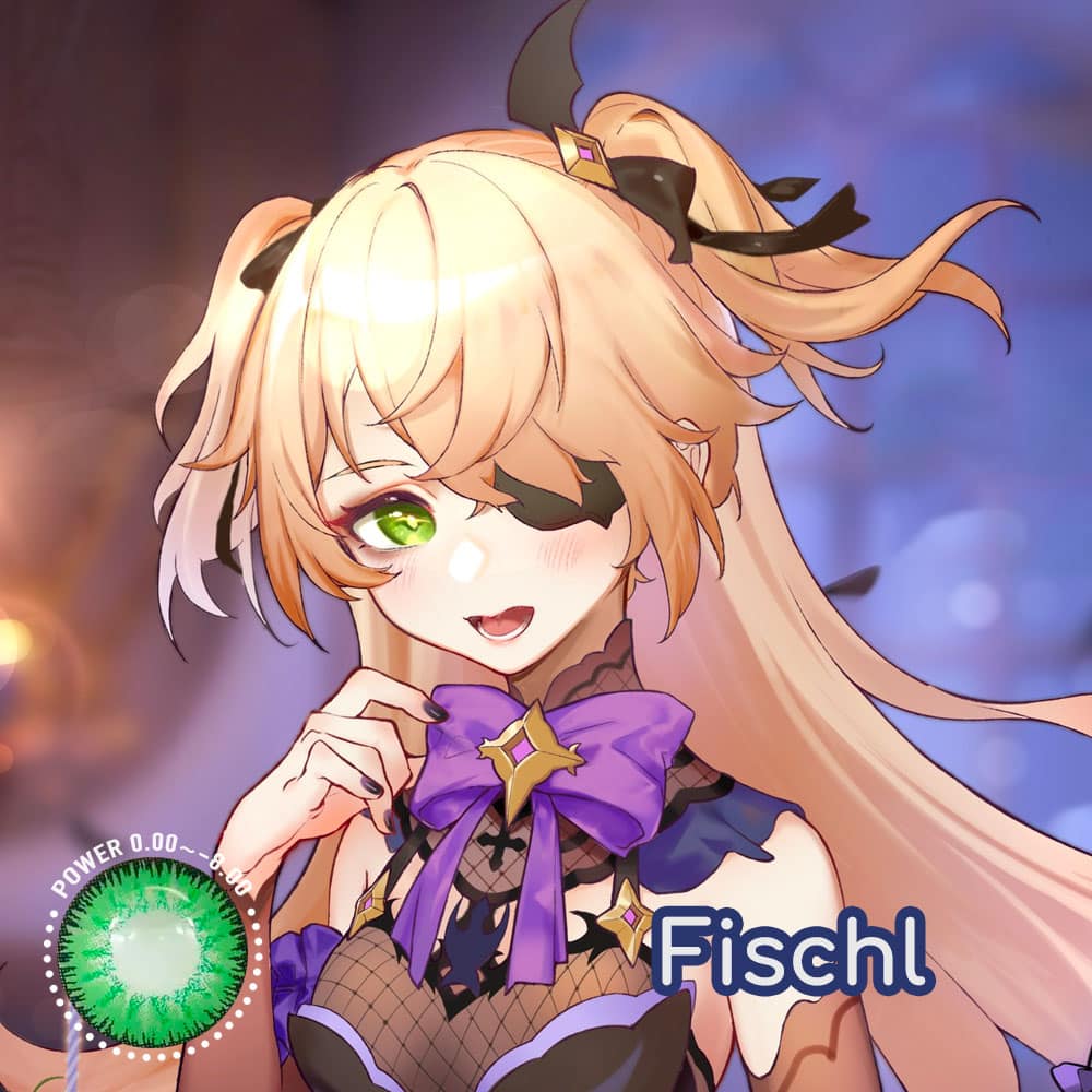 Genshin Impact Fischl Cosplay Contact Lenses - image 1