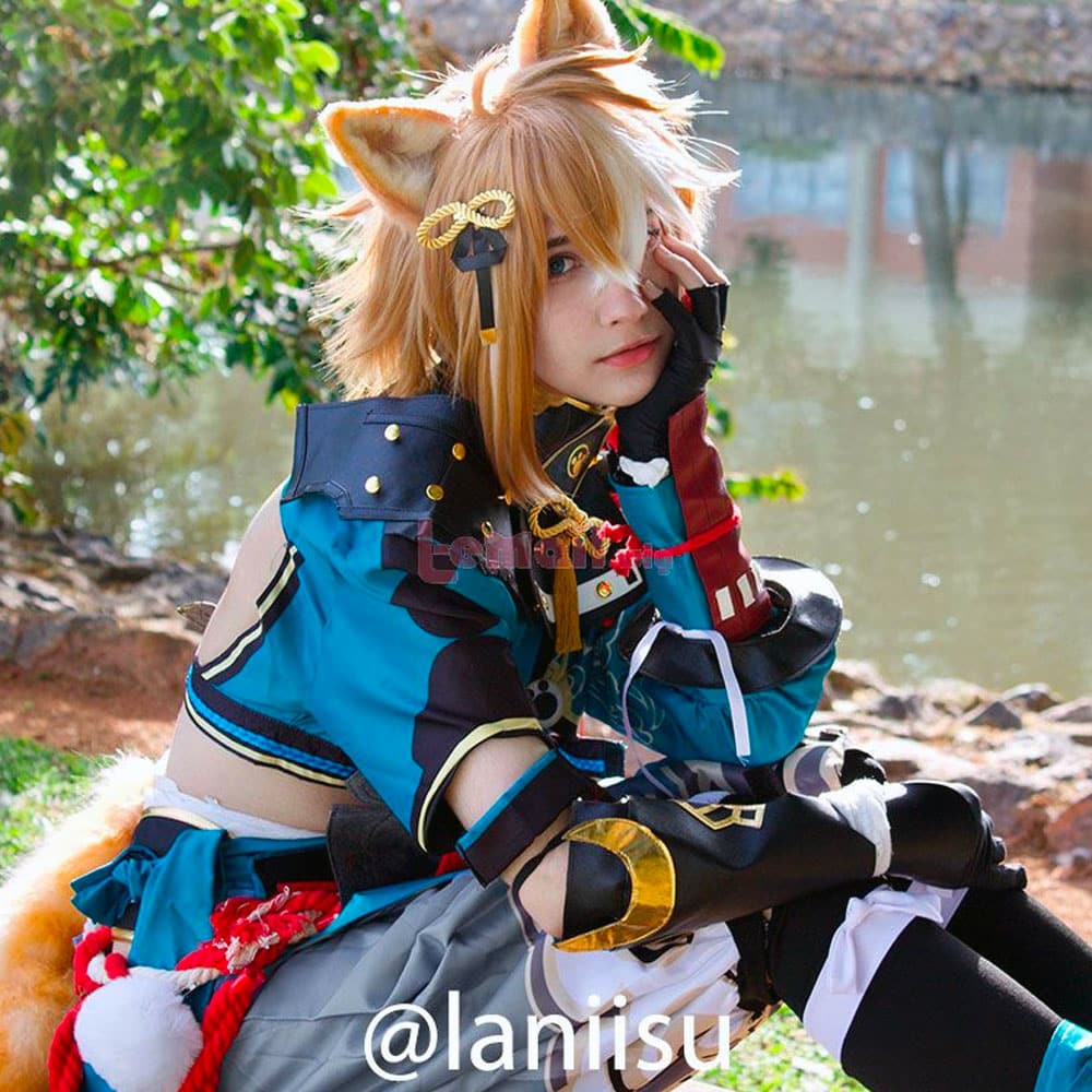 Genshin Impact Gorou Cosplay Contact Lenses - thumbnail 4