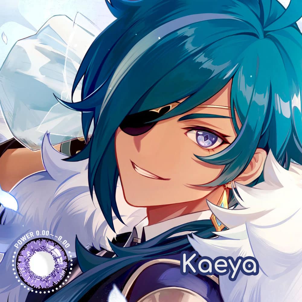 Genshin Impact Kaeya Cosplay Contact Lenses - image 1