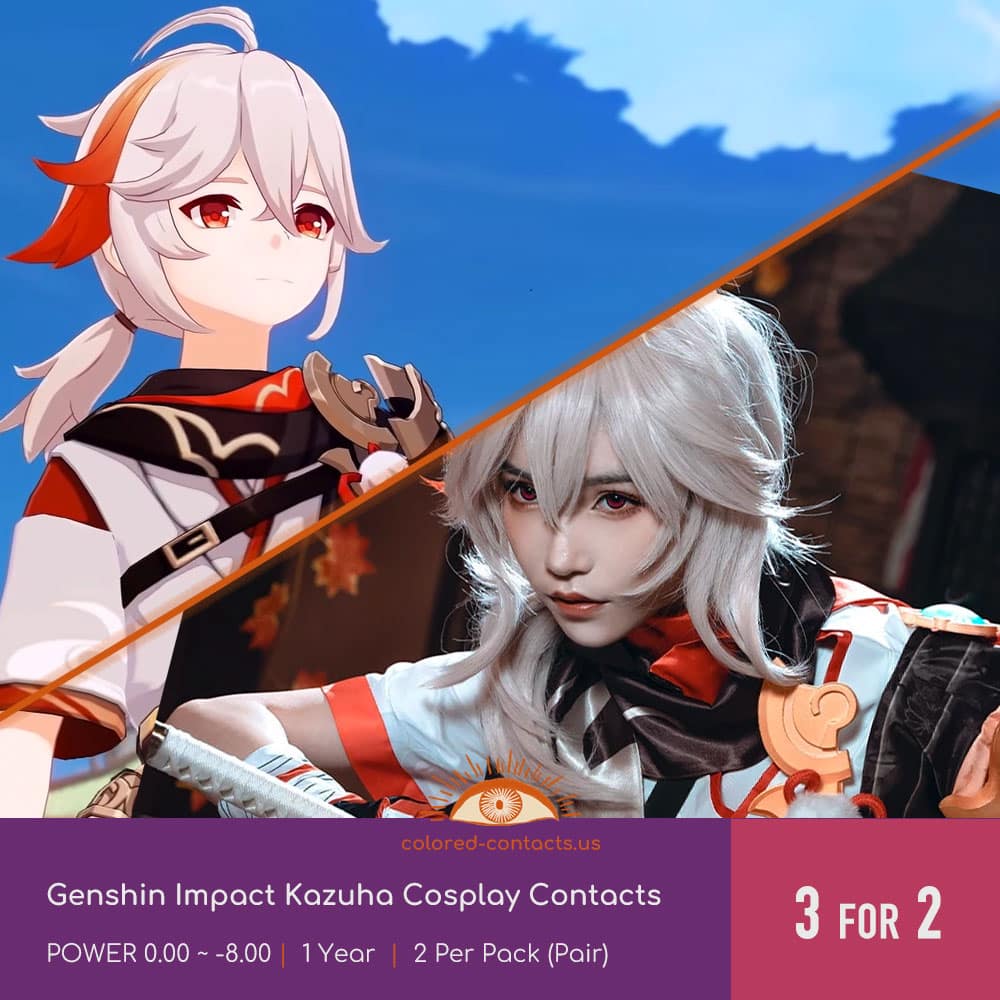 Genshin Impact Kazuha Cosplay Contacts - thumbnail 3
