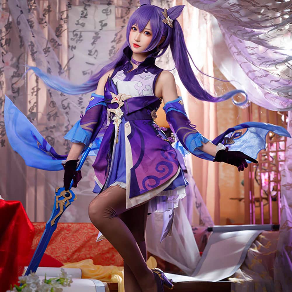 Genshin Impact Keqing Cosplay Contact Lenses - thumbnail 3
