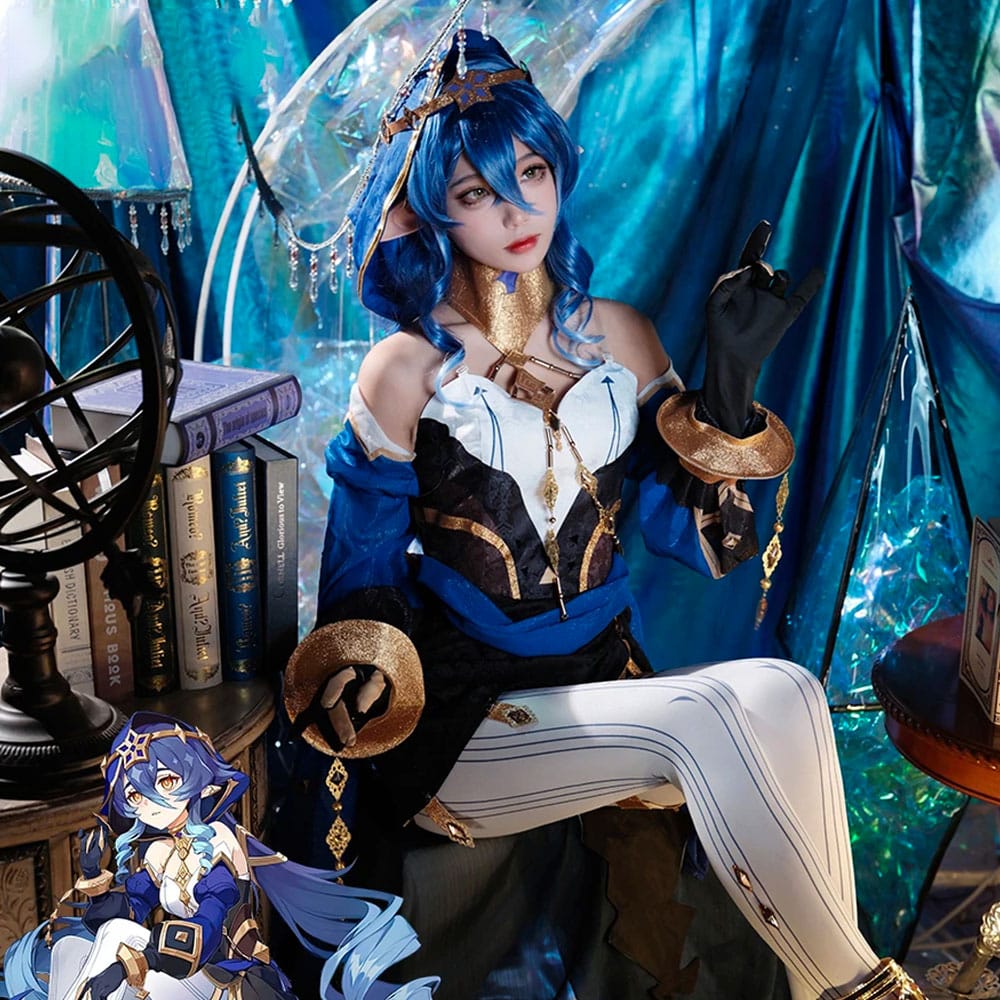 Genshin Impact Layla Cosplay Contact Lenses - thumbnail 3