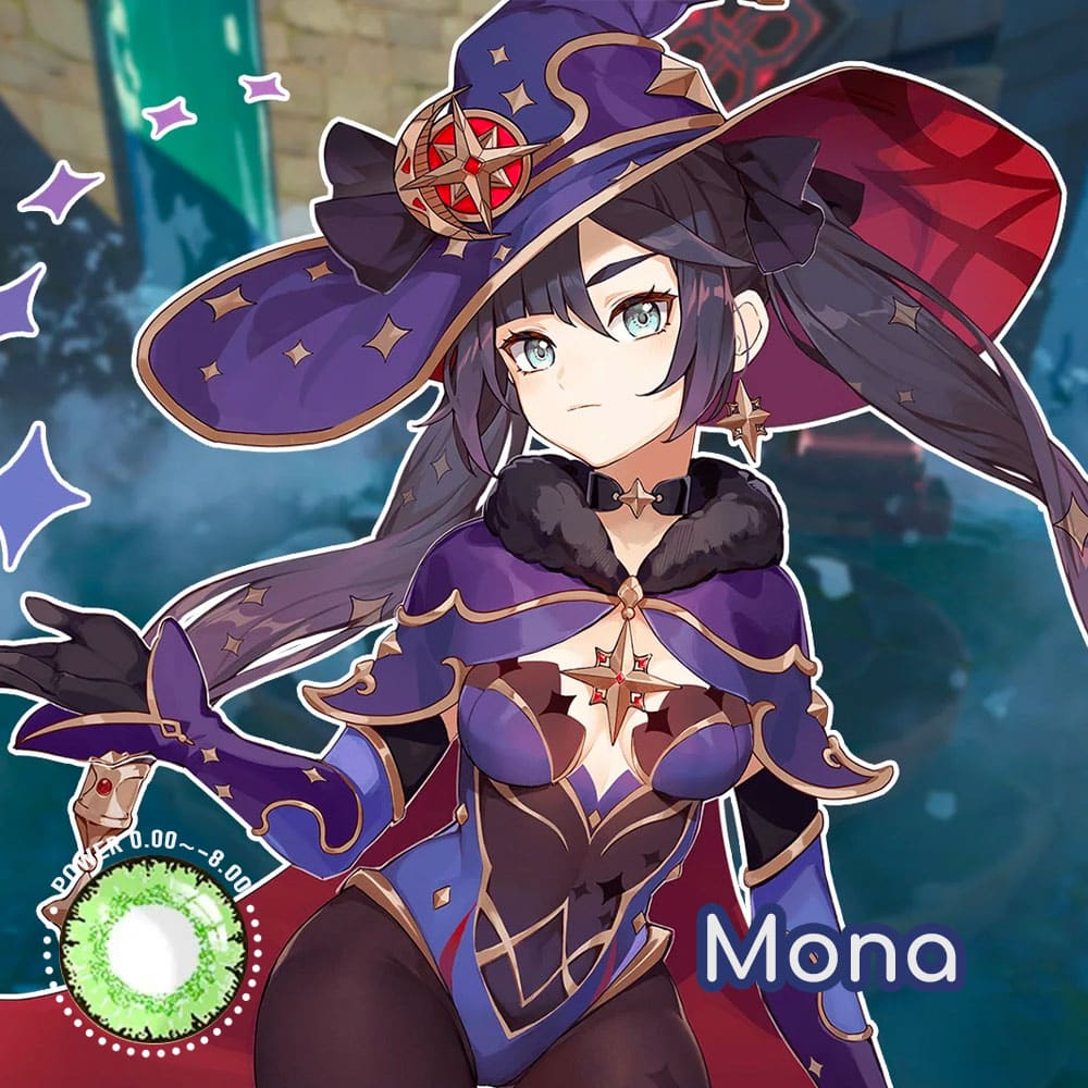Genshin Impact Mona Cosplay Contact Lenses - image 1