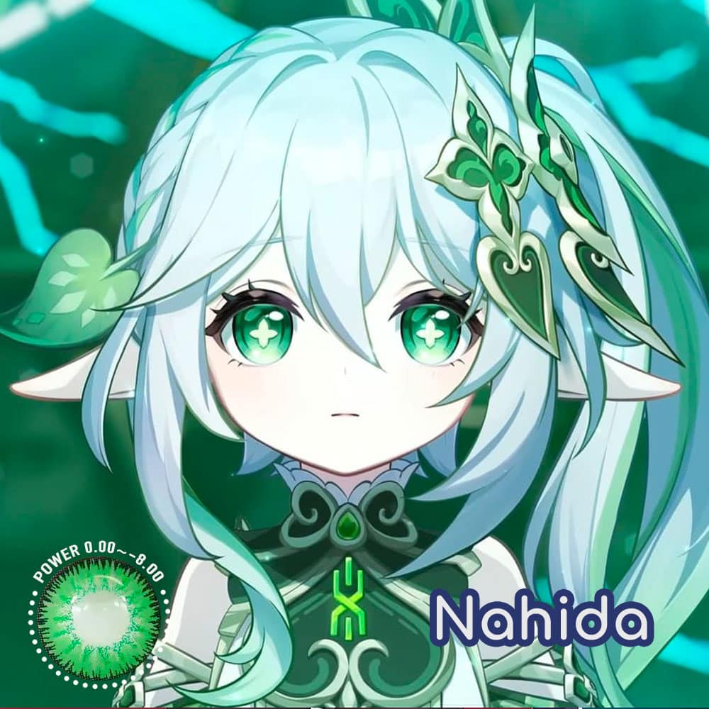 Genshin Impact Nahida Cosplay Contact Lenses - image 1