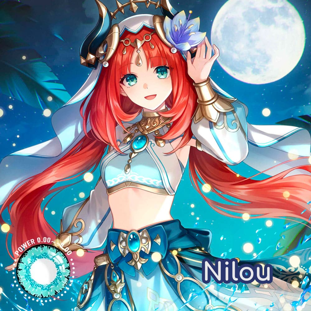 Genshin Impact Nilou Cosplay Contact Lenses - image 1