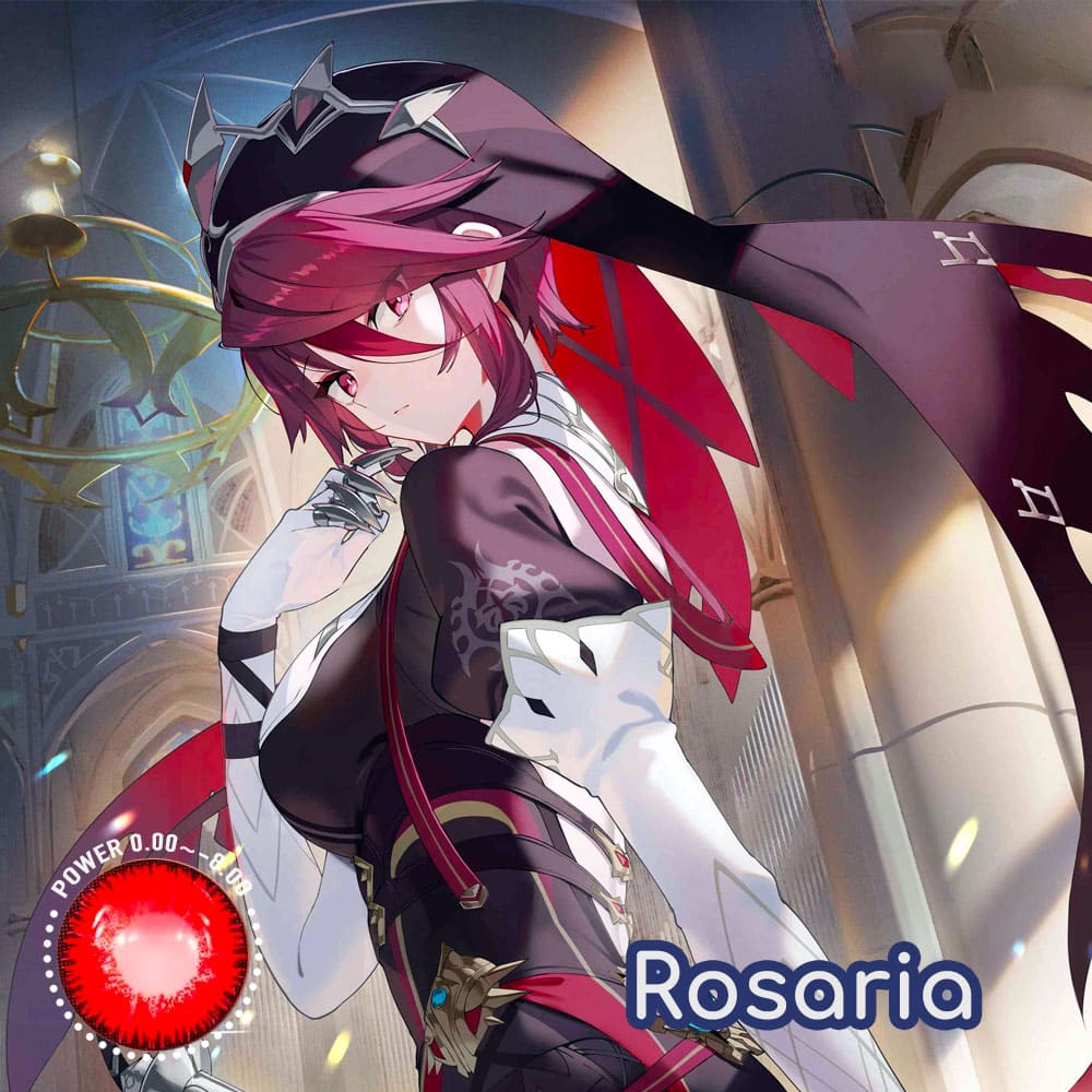 Genshin Impact Rosaria Cosplay Contact Lenses - image 1
