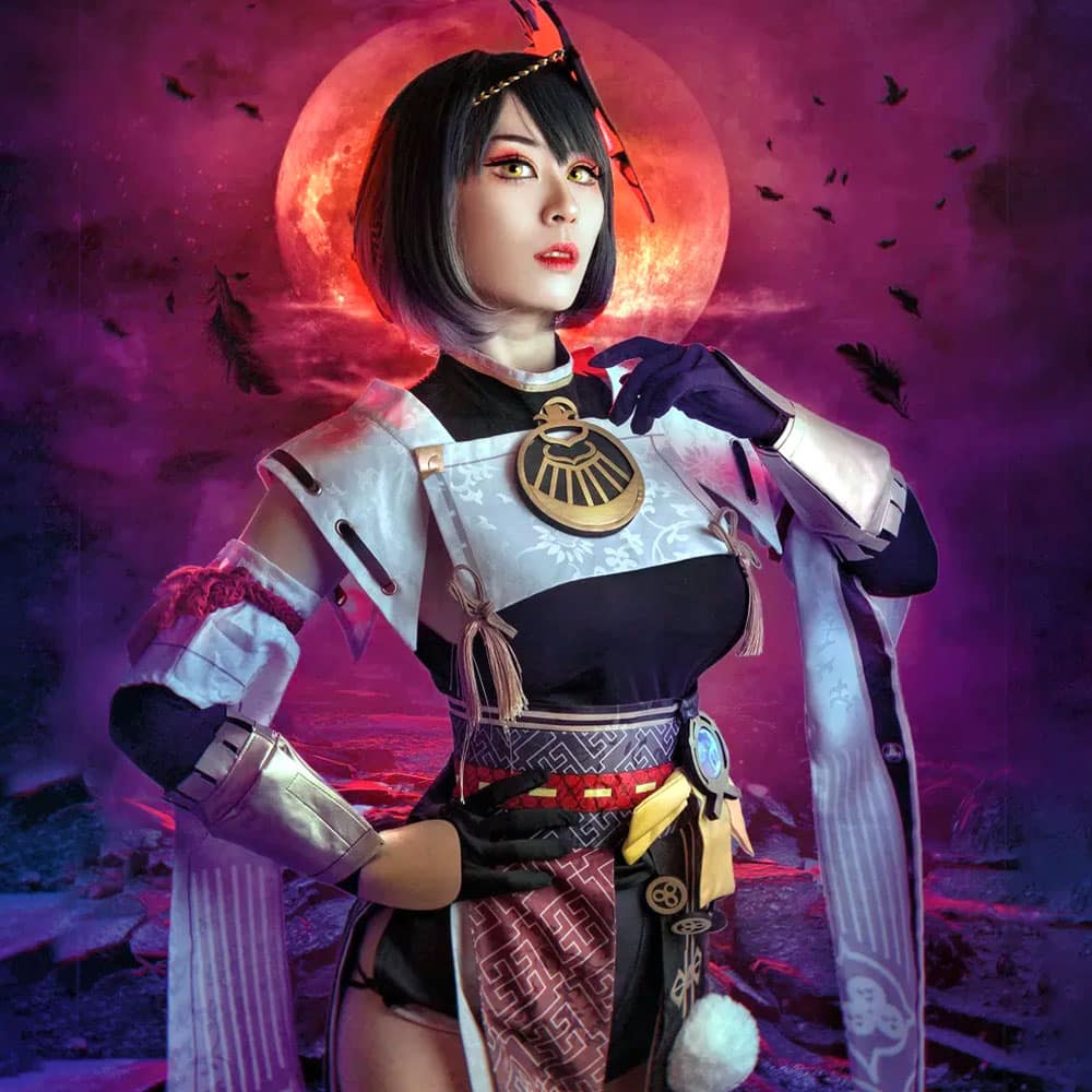 Genshin Impact Sara Cosplay Contact Lenses - thumbnail 3