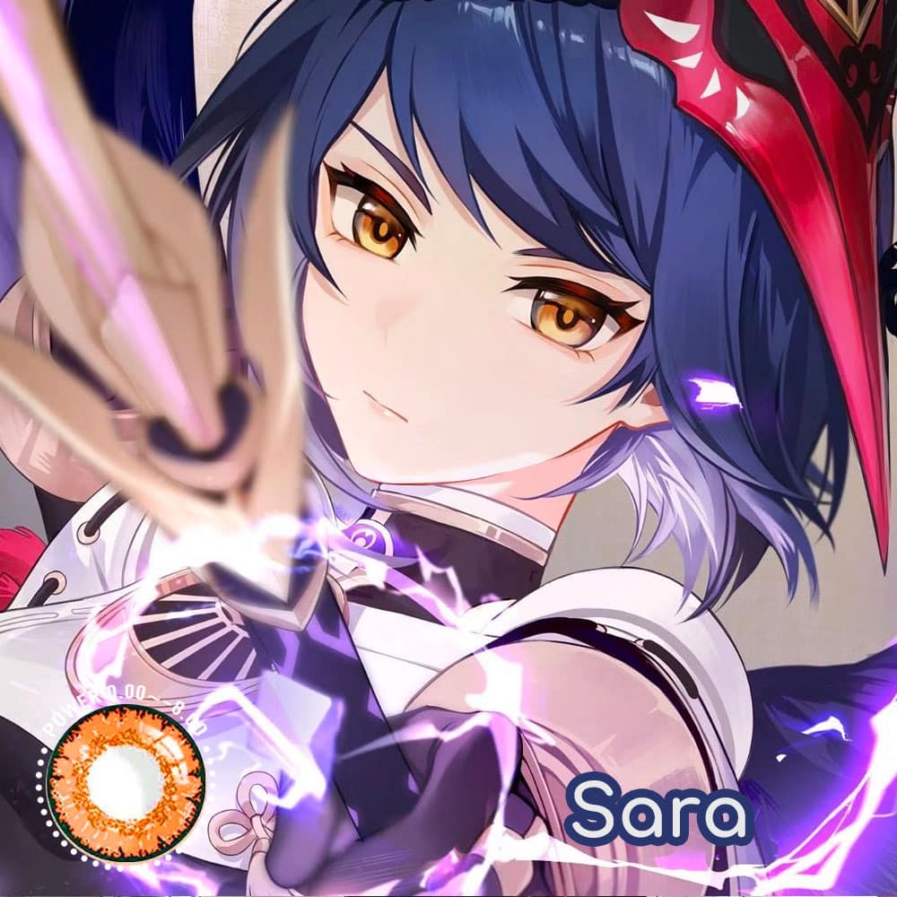 Genshin Impact Sara Cosplay Contact Lenses - image 1