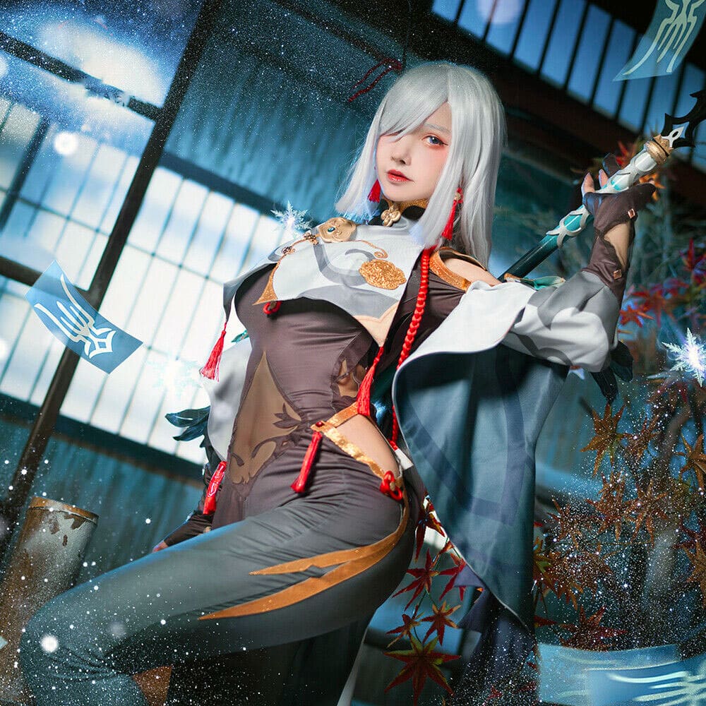 Genshin Impact Shenhe Cosplay Contact Lenses - thumbnail 3