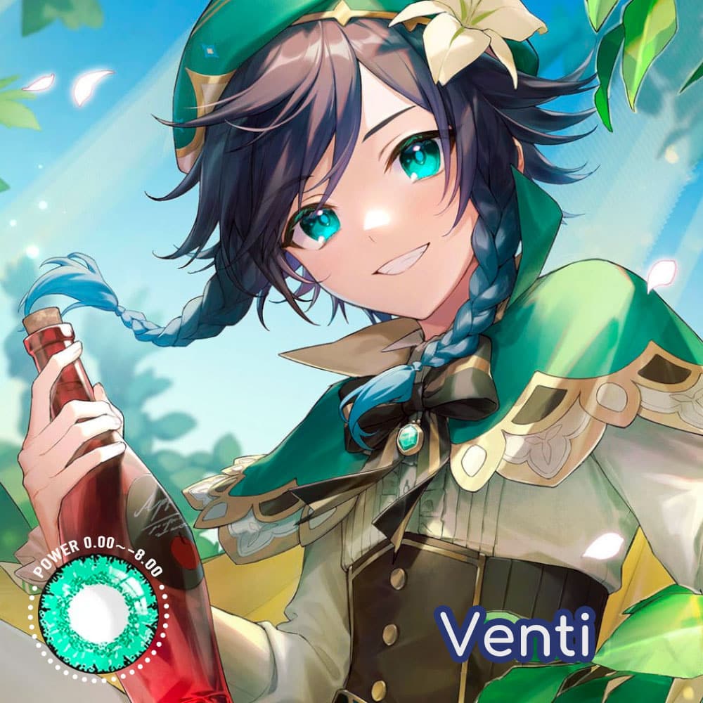 Genshin Impact Venti Cosplay Contact Lenses - image 1