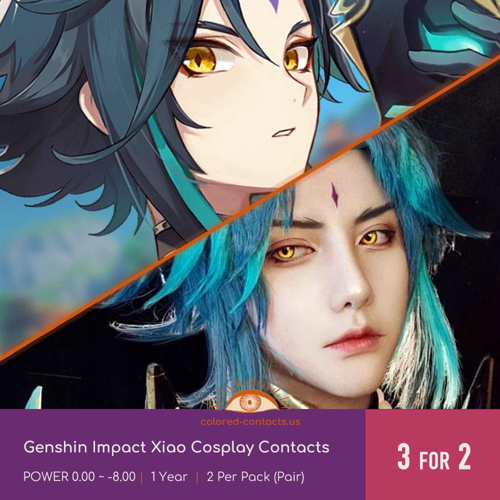 Genshin Impact Xiao Cosplay Contacts - thumbnail 6