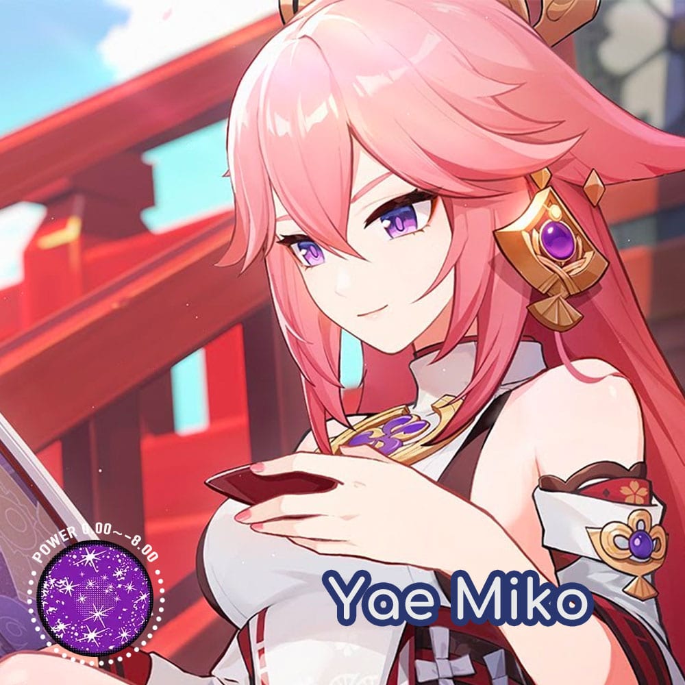 Genshin Impact Yae Miko Halloween Contacts - thumbnail 5