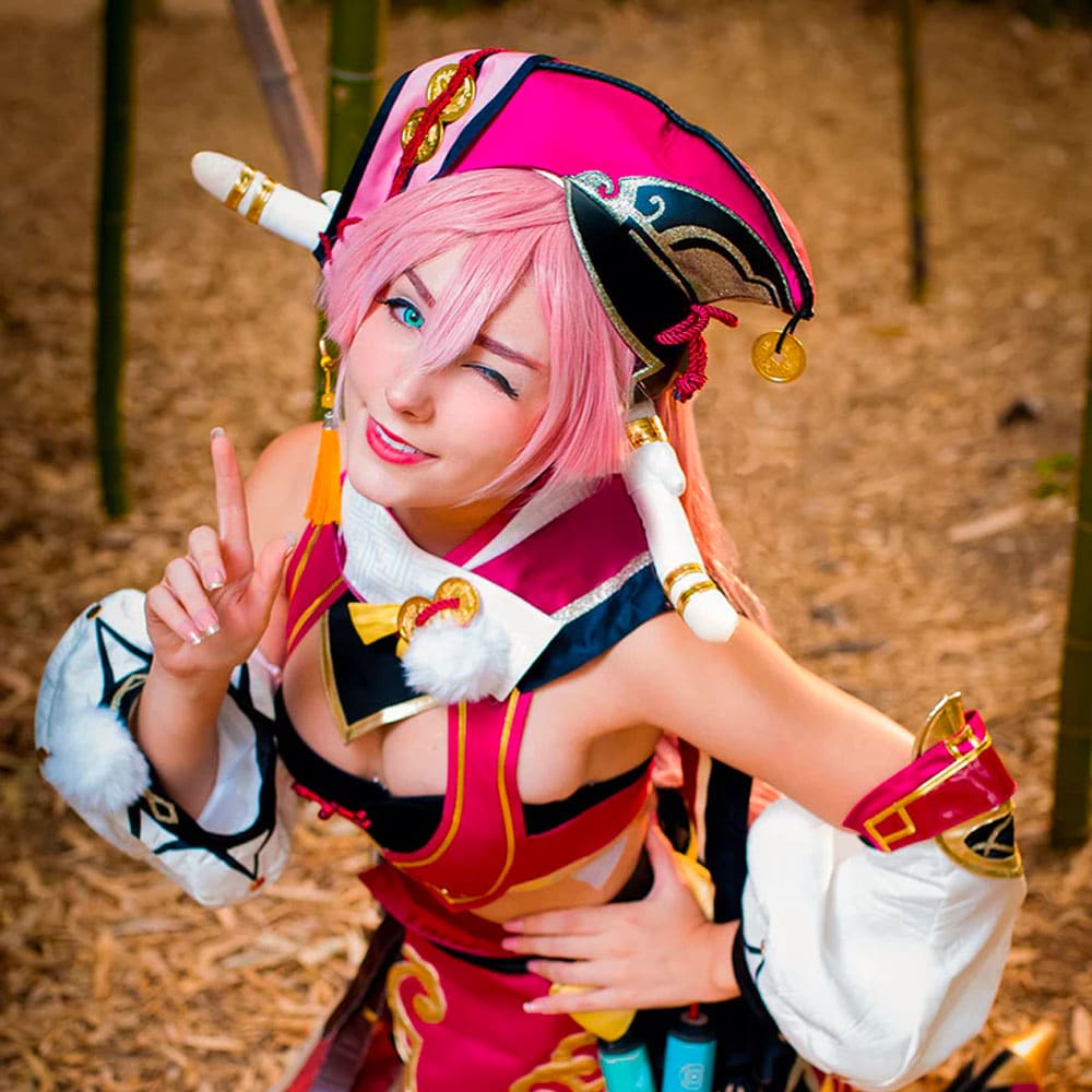 Genshin Impact Yanfei Cosplay Contact Lenses - thumbnail 3