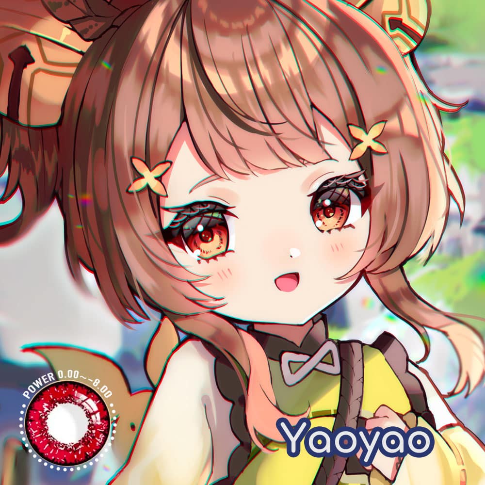 Genshin Impact Yaoyao Cosplay Contact Lenses - image 1