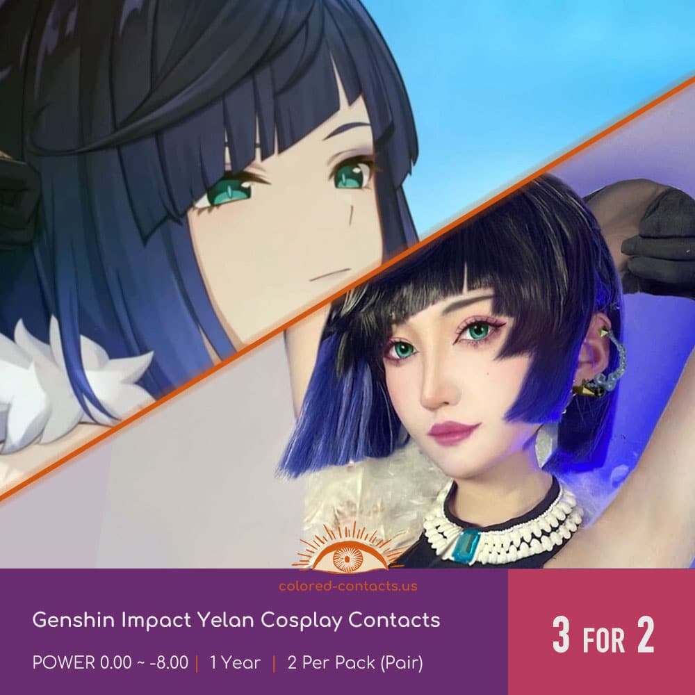 Genshin Impact Yelan Cosplay Contacts - thumbnail 4