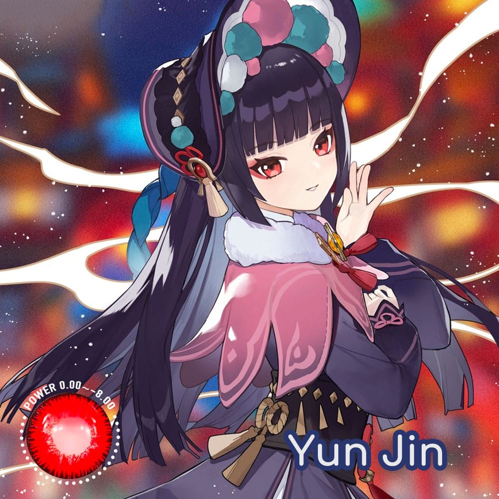 Genshin Impact Yun Jin Cosplay Contact Lenses - image 1