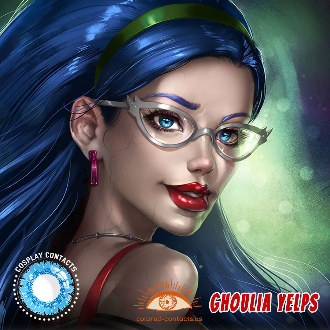 Monster High : Ghoulia Yelps Cosplay Contact Lenses - image 1