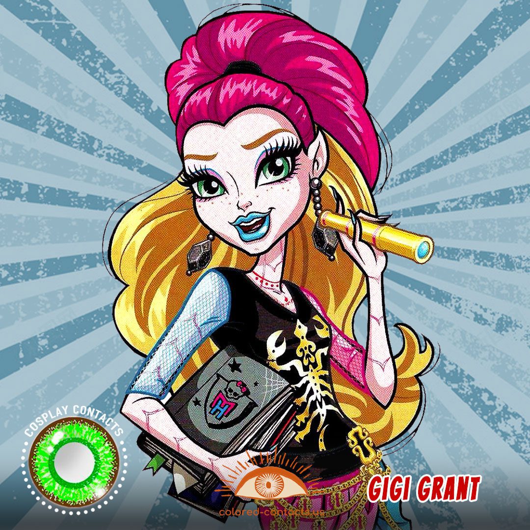 Monster High : Gigi Grant Cosplay Contact Lenses - image 1