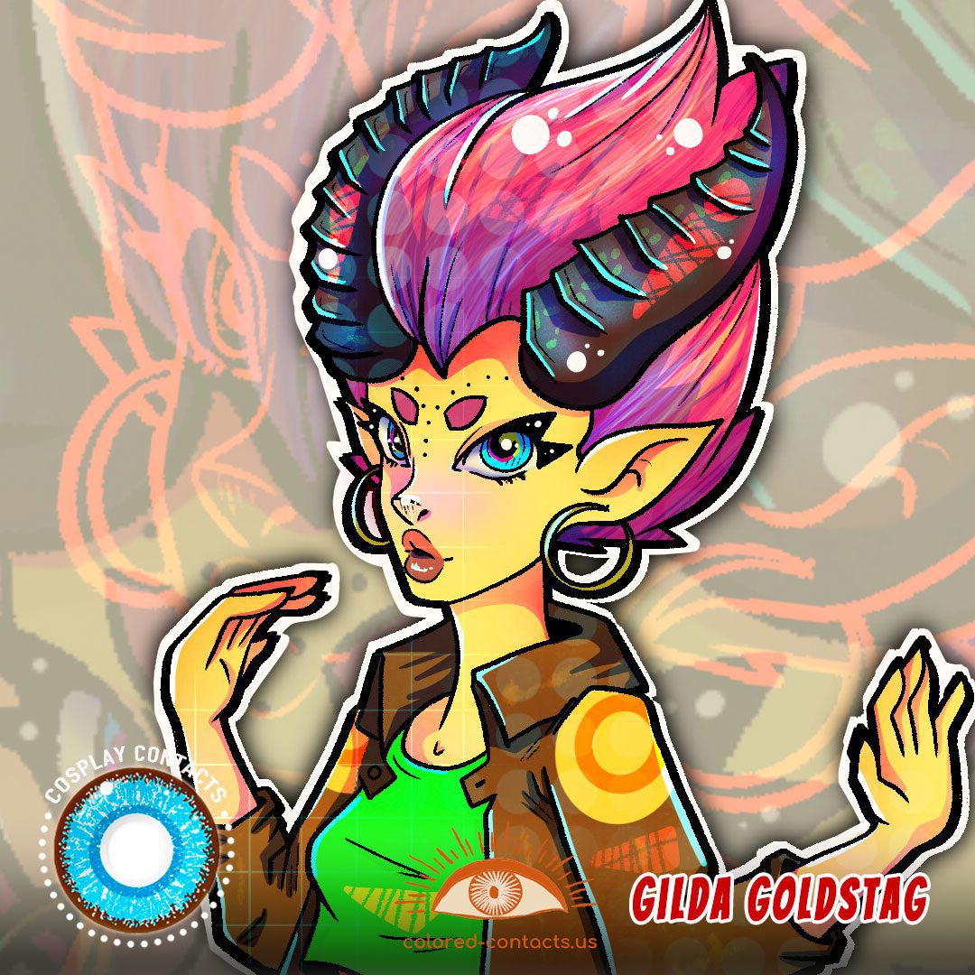 Monster High : Gilda Goldstag Cosplay Contact Lenses - image 1