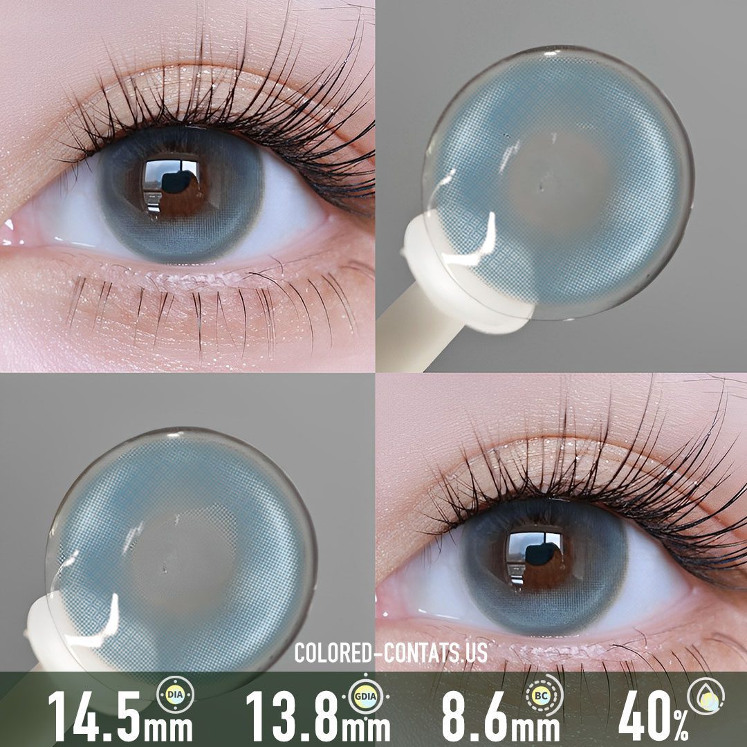 Glacial Sky Blue Contact Lenses - image 1