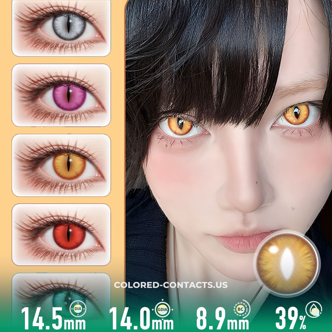 DanMachi : Bete Loga Cosplay Contact Lenses | 4-Piece Set - thumbnail 2