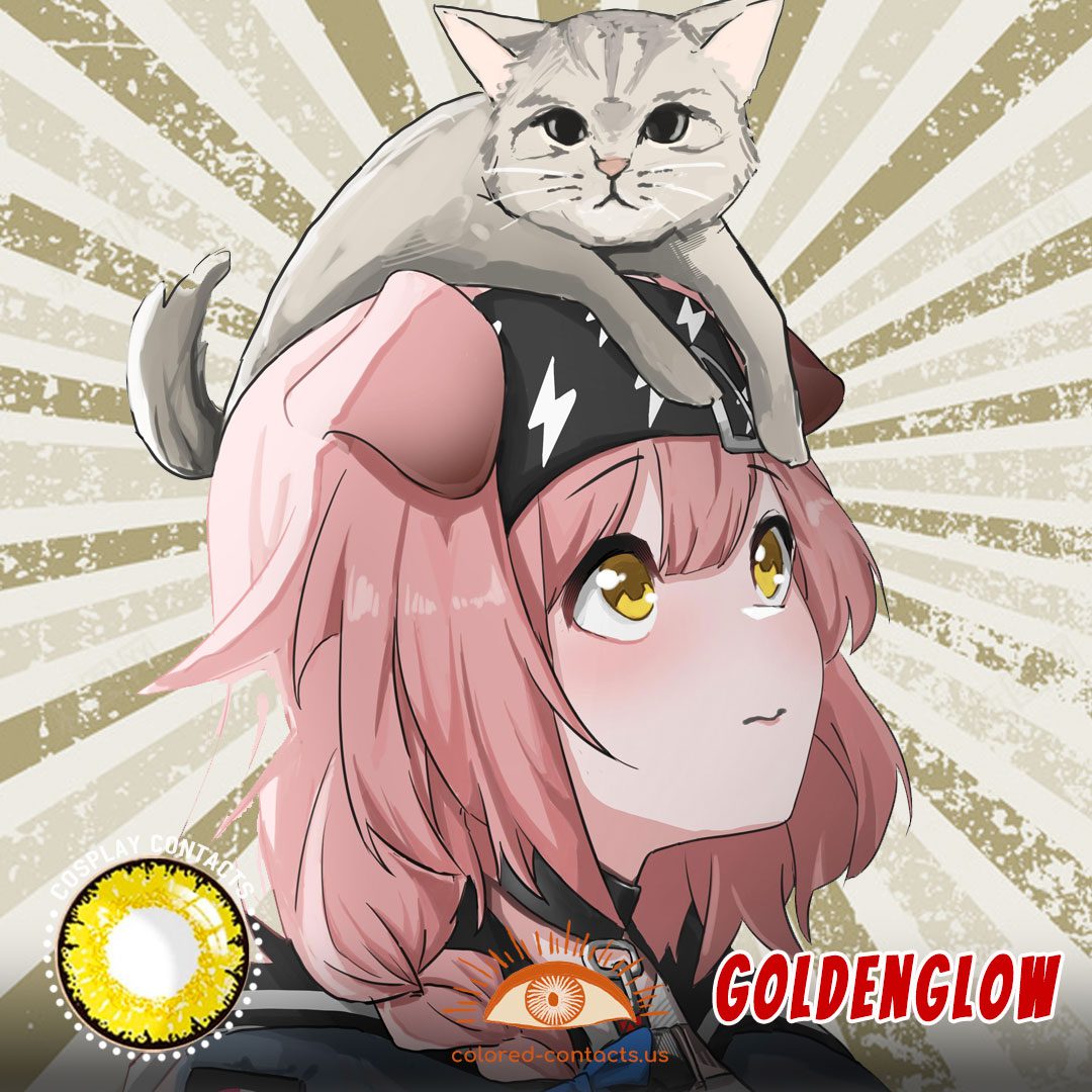 Arknights : Goldenglow Cosplay Contact Lenses - image 1