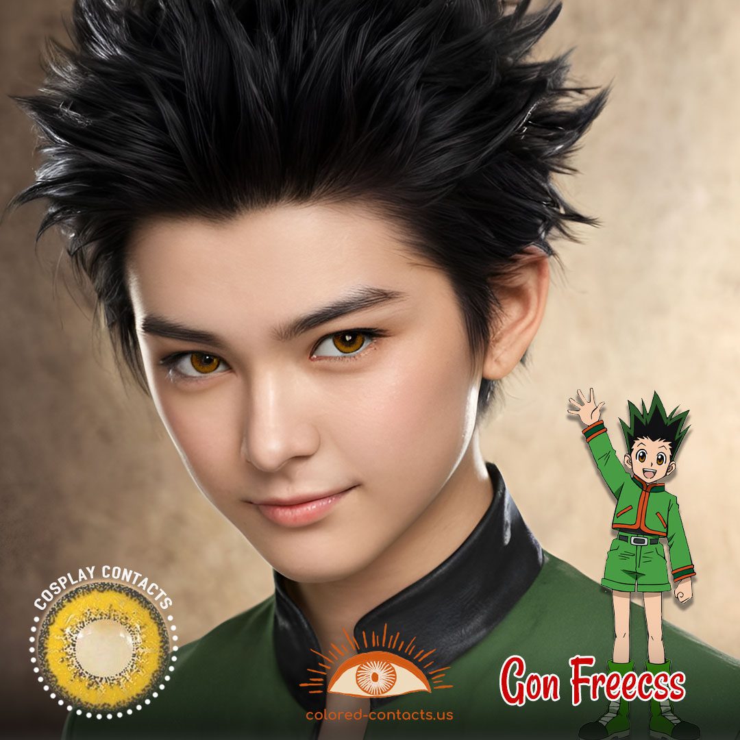 Hunter × Hunter : Gon Freecss Cosplay Brown Contact Lenses - image 1